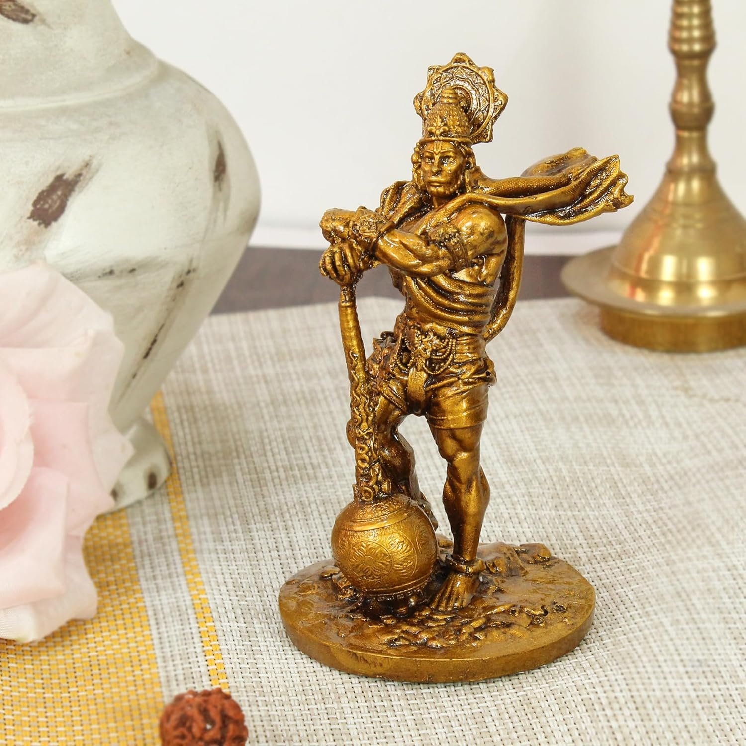 Bahubali Hanuman Ji Murti for Car Dashboard Home Decor. - Image 4