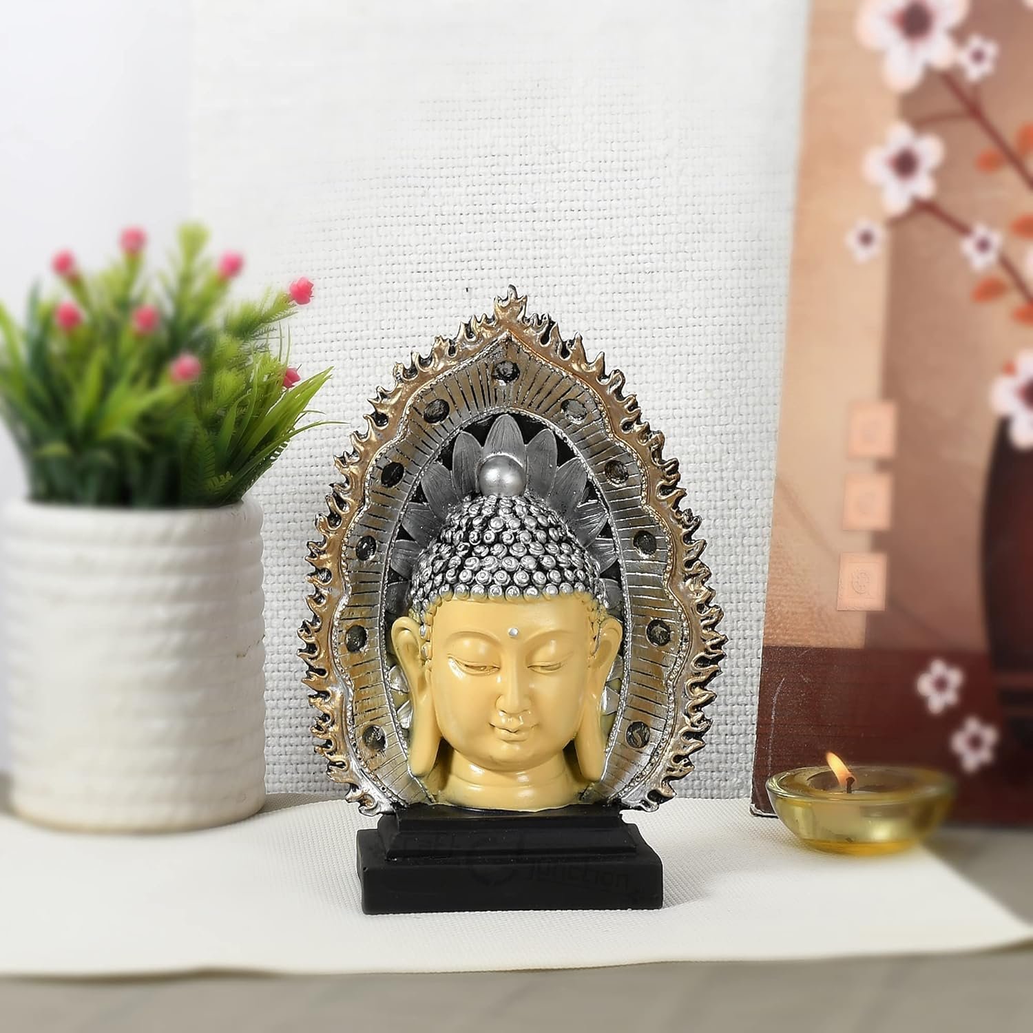 Buddha Face Decorative Showpiece Lovely Statue . - Image 2