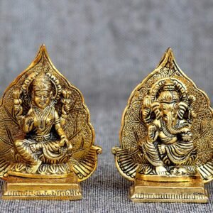 Lord Lakshmi Ganesha On Stand Decorative Showpiece.