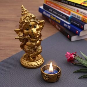Ganesha-Idol-with-Tealight-Candle-Holders.