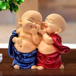 India-Handcrafted-Resine-Little-Laughing-Buddha-Monk-Sculpture.