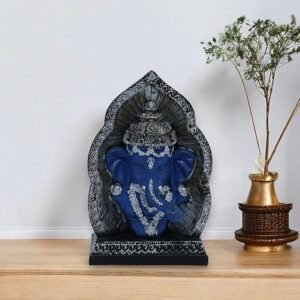 Lord-Ganesha-Wall-Hanging-Blue-and-Silver.