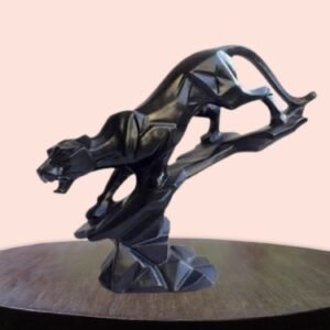 Handicrafts-Modern-Geometrical-Panther-Jaguar-Statue-Showpiece.