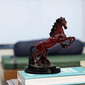 Jumping Horse Figurine Handmade Horse Statue