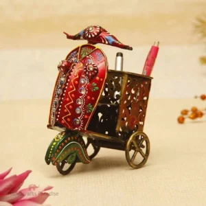 Paradise Iron Scooter Pen Holder Showpiece