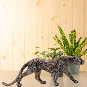 The Spiritual Living Wildlife Animal Statue Leopard Panther Jaguar Showpiece