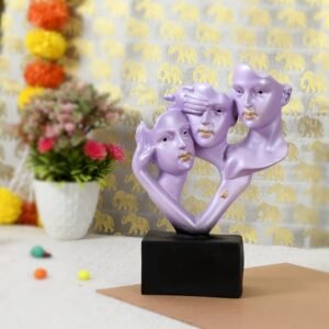 Human Face Decorative Showpiece Lovely Statue Home Decor Gifting Purpose Decorative.